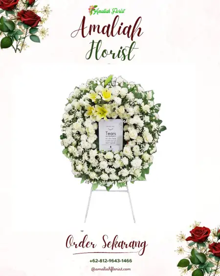 Krans Bunga Duka Sukakerti